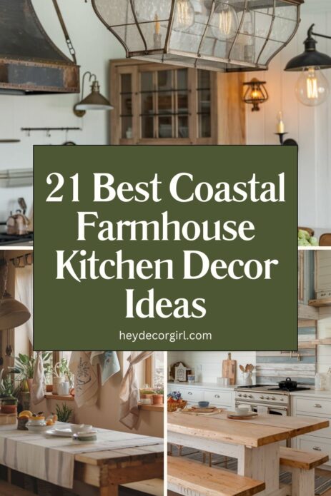 Coastal Farmhouse Kitchen Decor