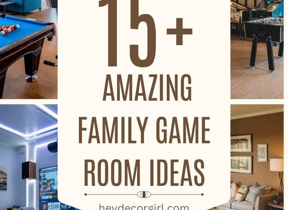 Family Game Room Ideas