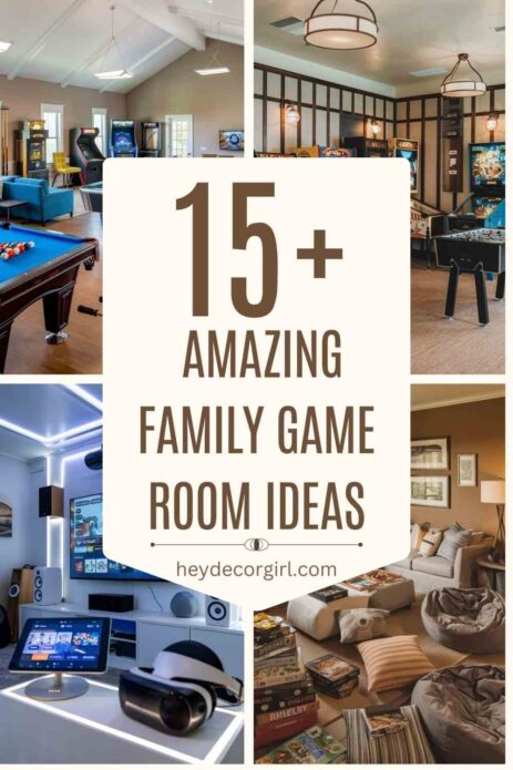 Family Game Room Ideas