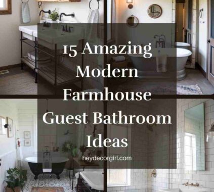 Farmhouse guest bathroom ideas