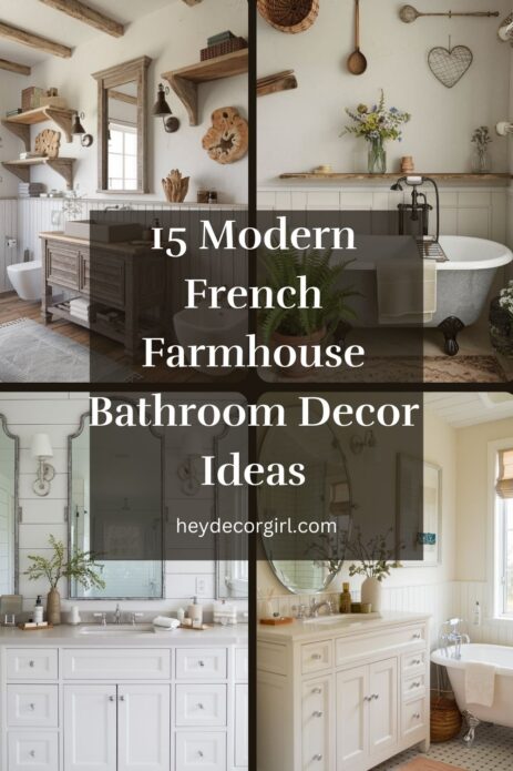 French Farmhouse Bathroom Decor