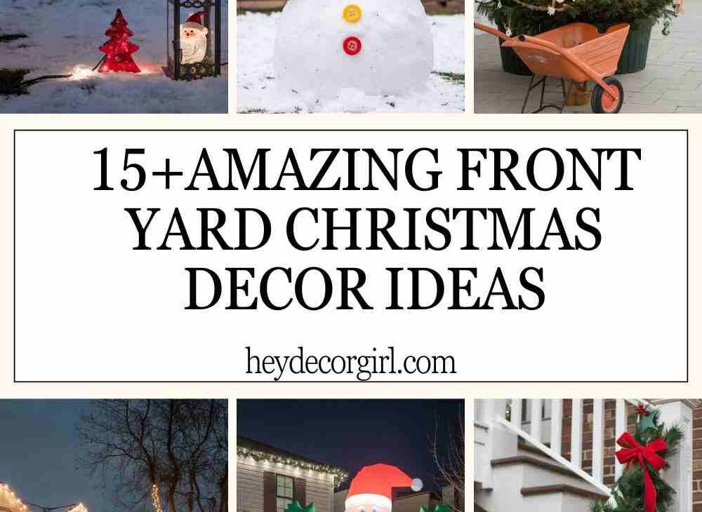 Front Yard Christmas Decor Ideas