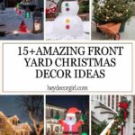 Front Yard Christmas Decor Ideas