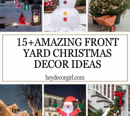 Front Yard Christmas Decor Ideas