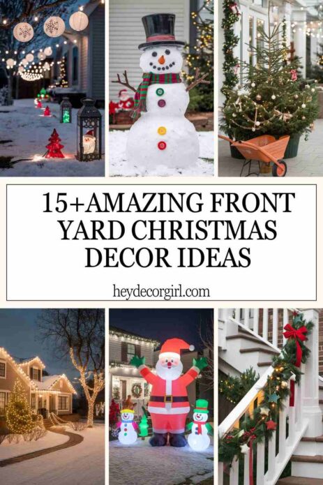 Front Yard Christmas Decor Ideas