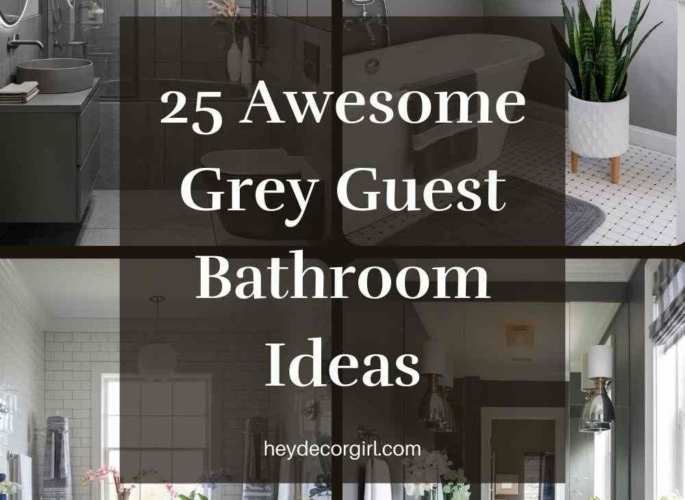 Grey Guest Bathroom Ideas