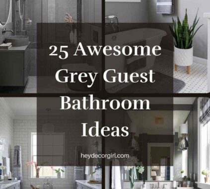 Grey Guest Bathroom Ideas