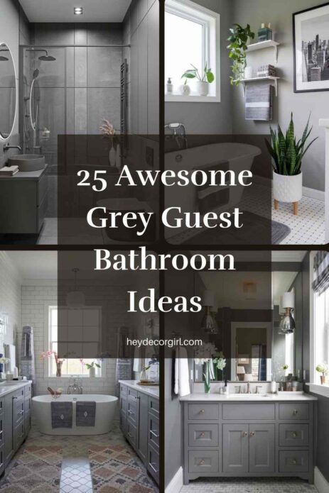 Grey Guest Bathroom Ideas