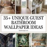 Guest bathroom wallpaper ideas