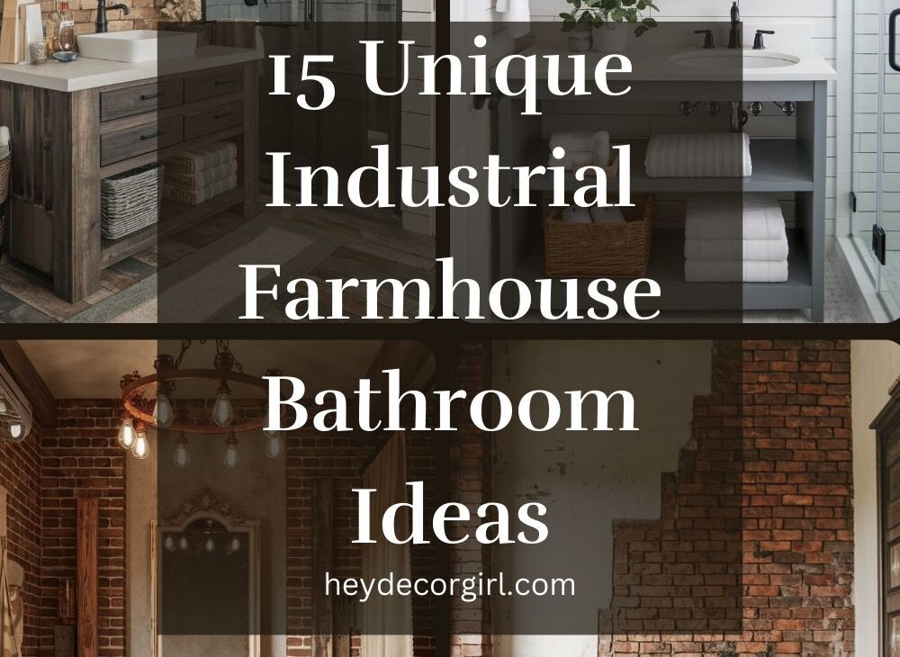 Industrial Farmhouse Bathroom Ideas