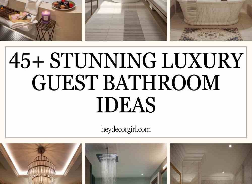 Luxury Guest Bathroom Ideas