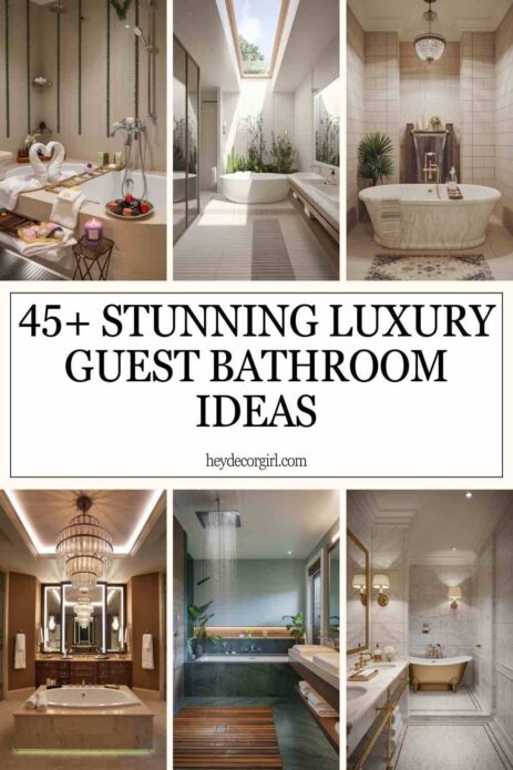 Luxury Guest Bathroom Ideas