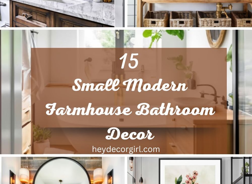 Modern Farmhouse Bathroom Decor