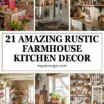 Rustic Farmhouse Kitchen Decor