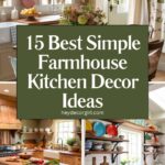 Simple Farmhouse Kitchen Decor