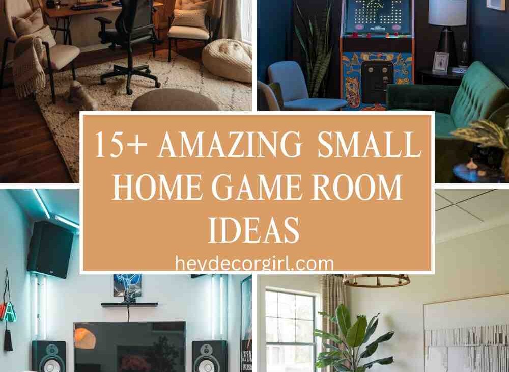 Small Home Game Room Ideas