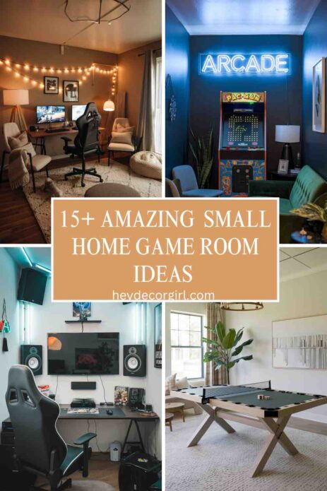 Small Home Game Room Ideas