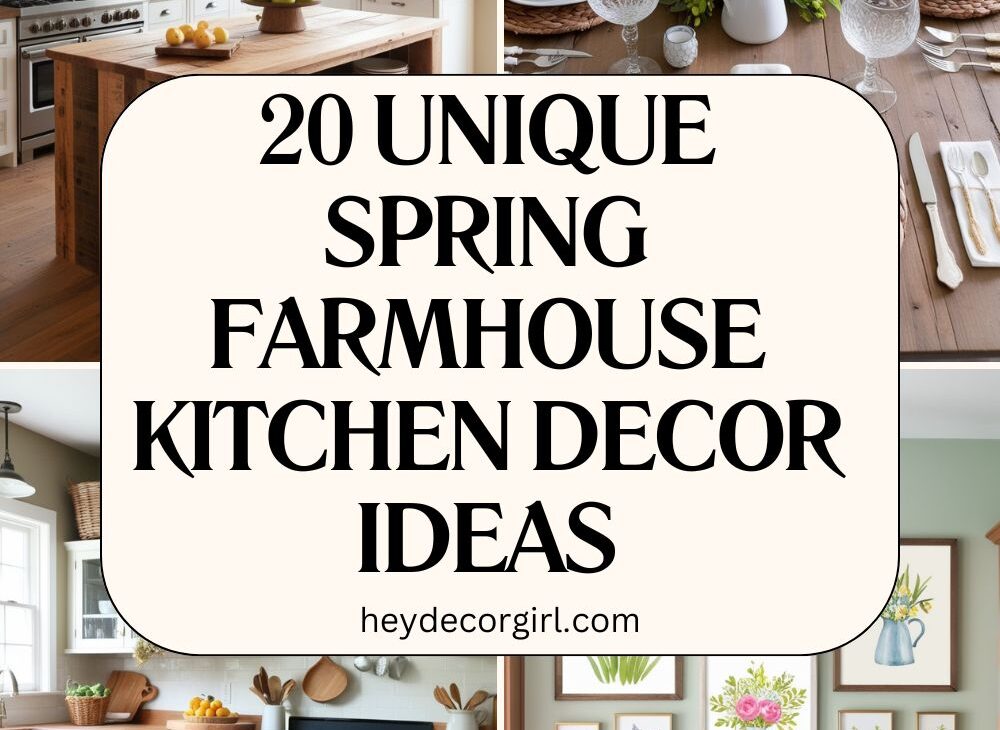 Spring Farmhouse Kitchen Decor