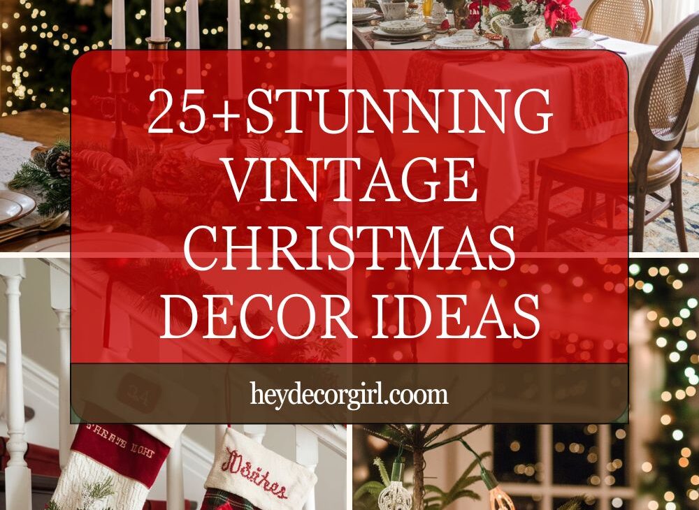 Vintage Christmas Decor Ideas
