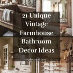 Vintage Farmhouse Bathroom Decor