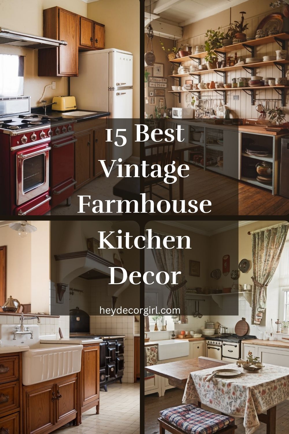 Vintage Farmhouse Kitchen Decor