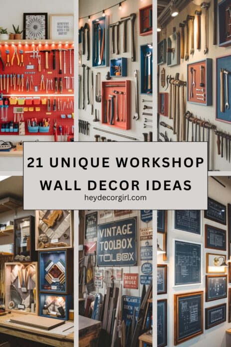 Workshop Wall Decor Ideas