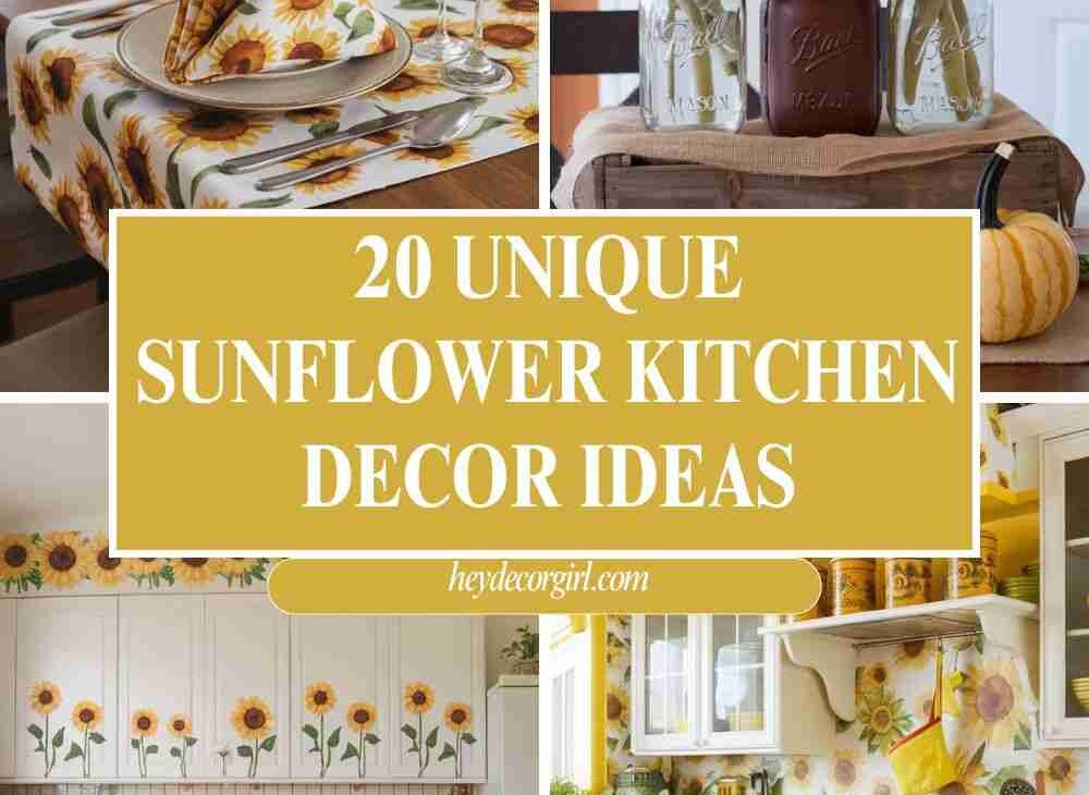 sunflower kitchen decor ideas