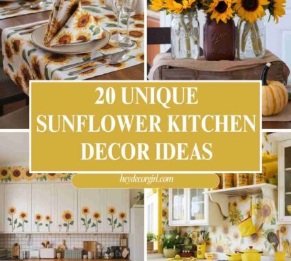 sunflower kitchen decor ideas