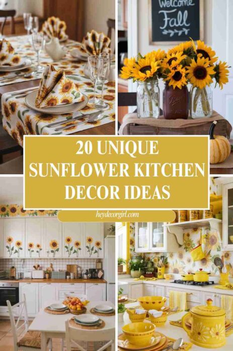 sunflower kitchen decor ideas