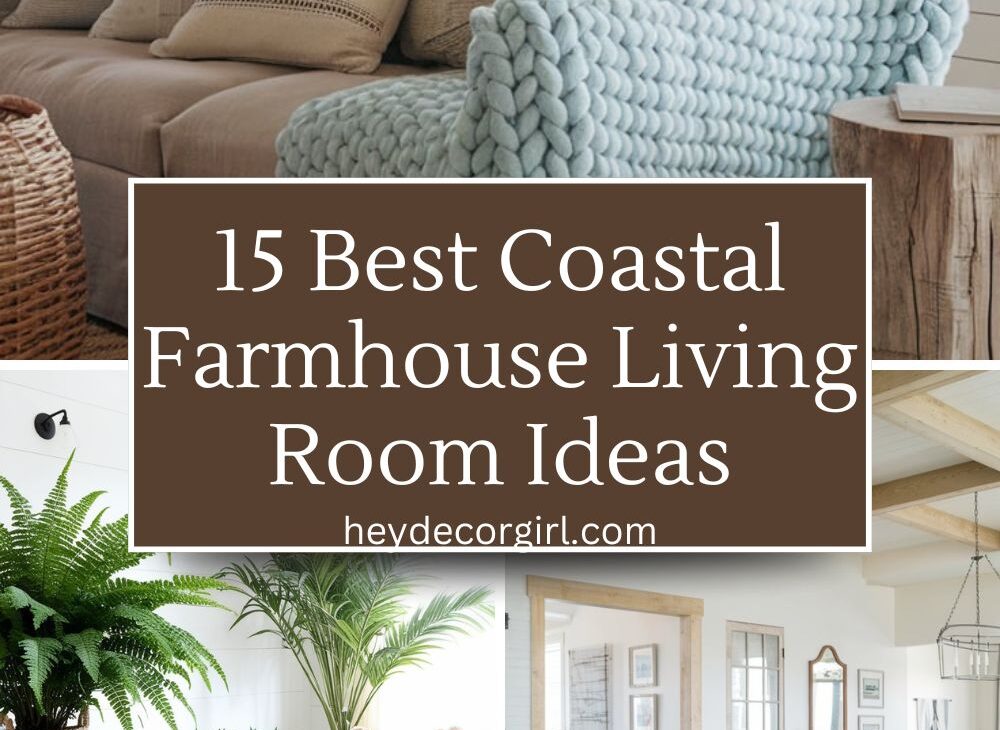 15 Best Coastal Farmhouse Living Room​ Ideas