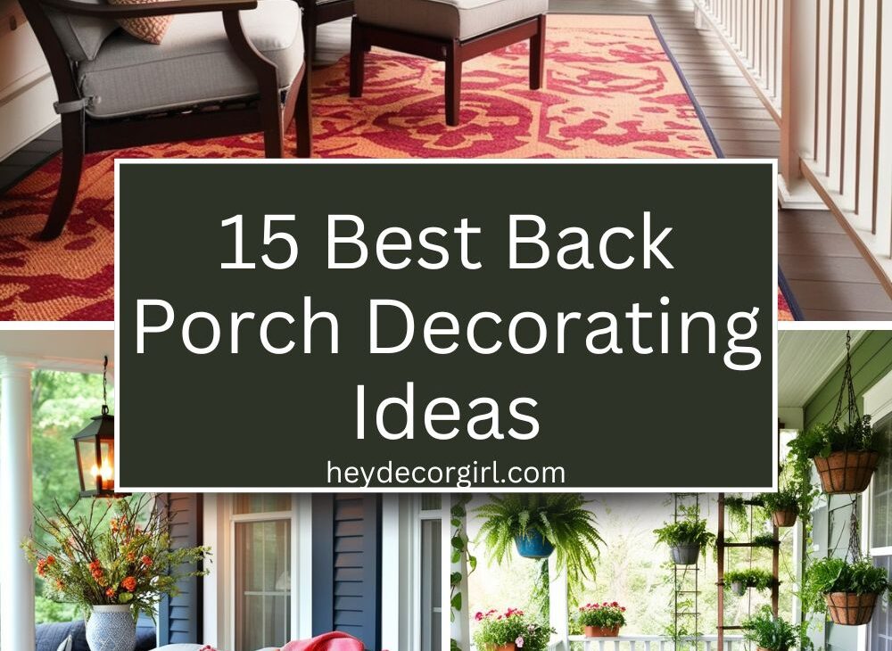 Back Porch Decorating Ideas