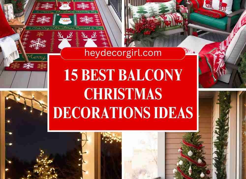 Balcony Christmas Decorations Ideas