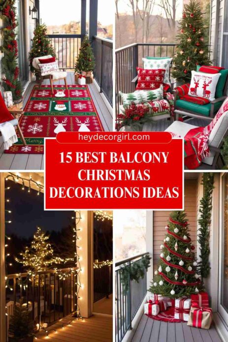 Balcony Christmas Decorations Ideas