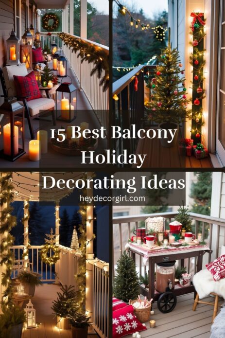 Balcony Holiday Decorating Ideas​