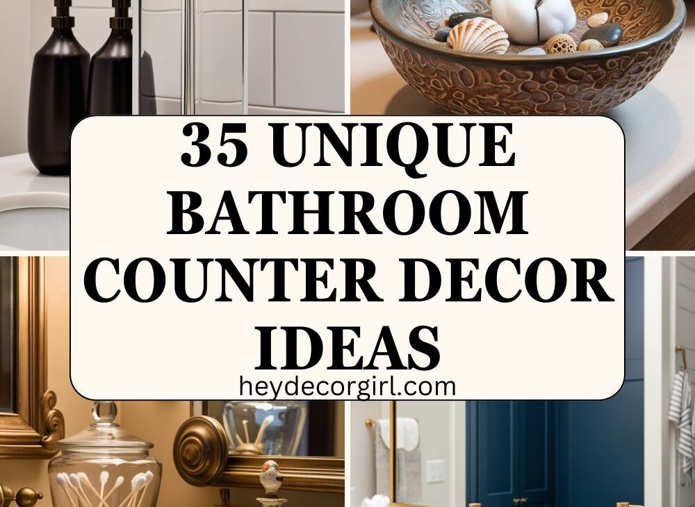 Bathroom Counter Decor​ Ideas