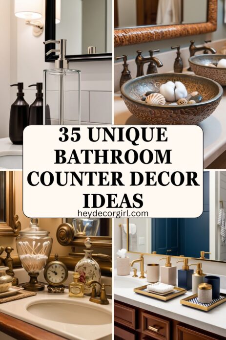 Bathroom Counter Decor​ Ideas