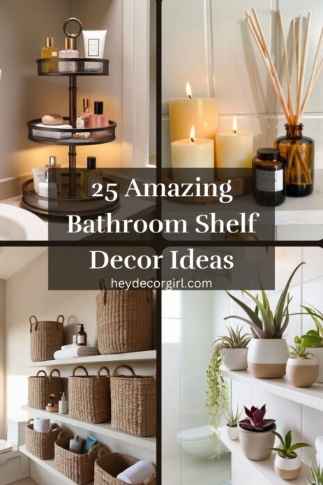 Bathroom Shelf Decor​ Ideas