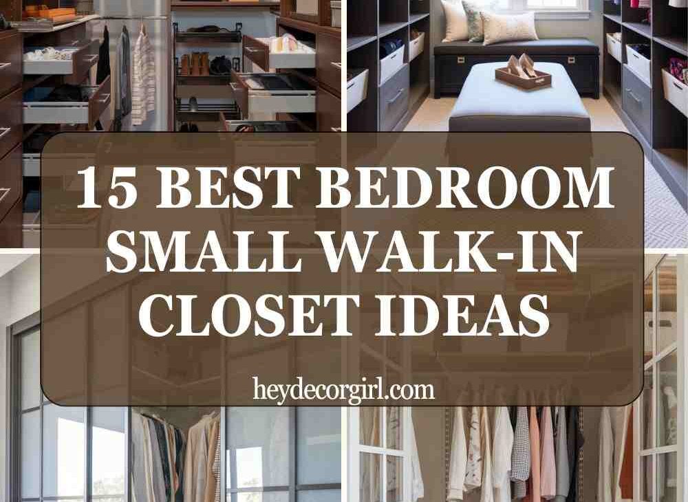 Bedroom Small Walk-In Closet Ideas