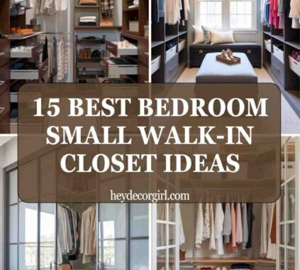 Bedroom Small Walk-In Closet Ideas