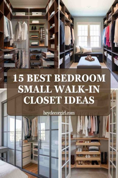 Bedroom Small Walk-In Closet Ideas