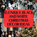 Black And White Christmas Decor​ Ideas