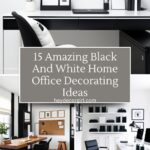 Black And White Home Office Decorating Ideas