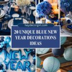 Blue New Year Decorations Ideas