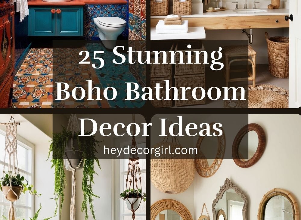 Boho Bathroom Decor​ Ideas​