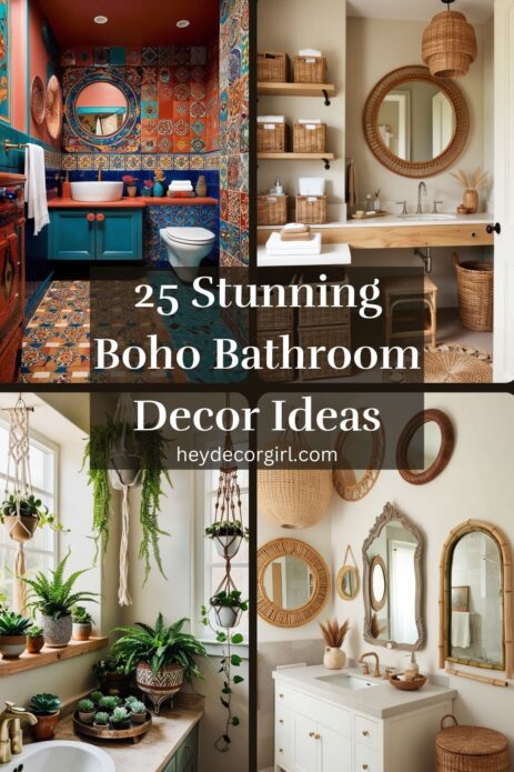 Boho Bathroom Decor​ Ideas​