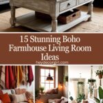 Boho Farmhouse Living Room​ Ideas