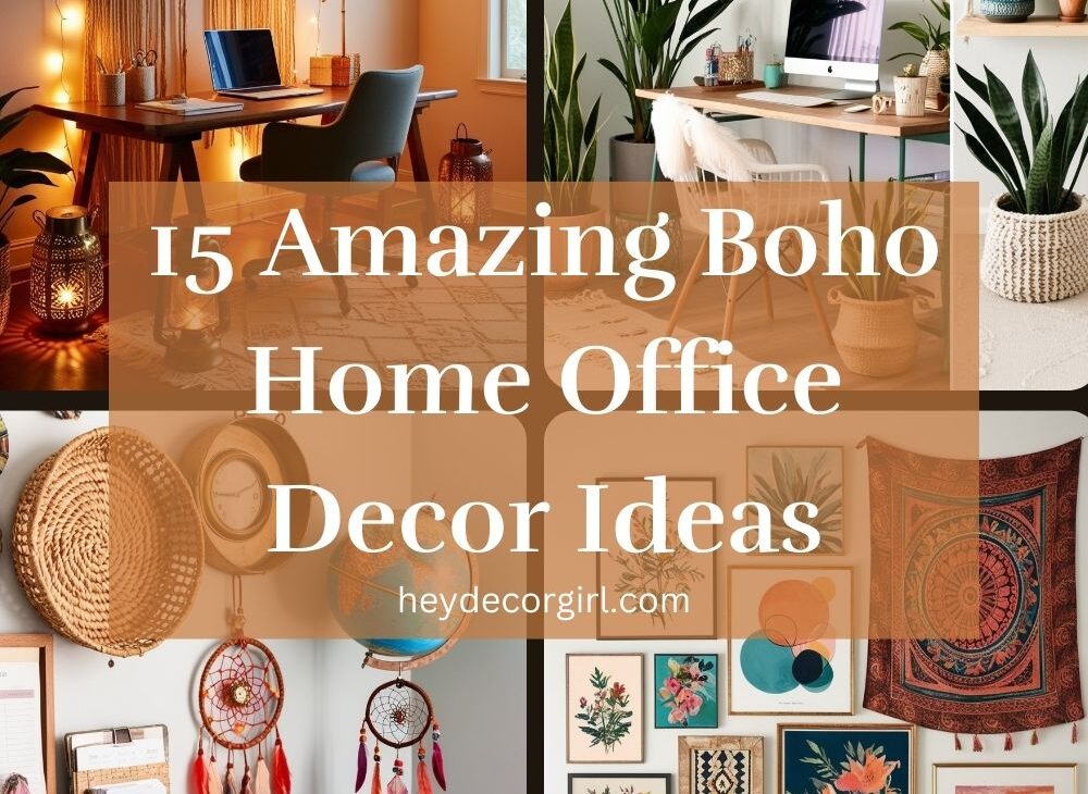 Boho Home Office Decor Ideas