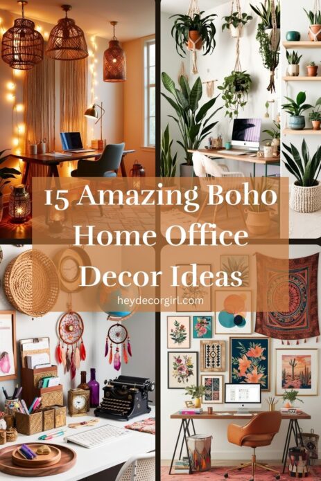 Boho Home Office Decor Ideas