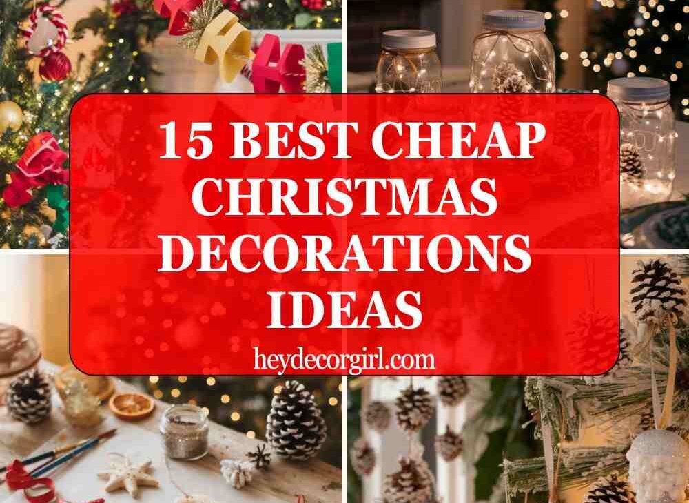 Cheap Christmas Decorations Ideas