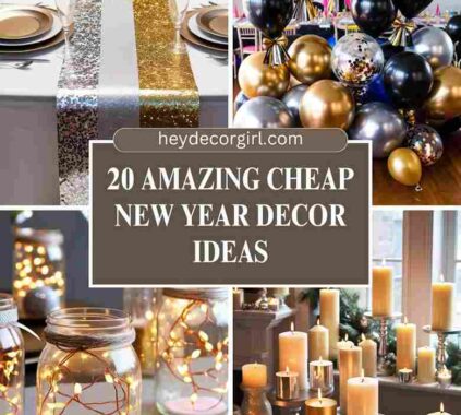  Cheap New Year Decor Ideas